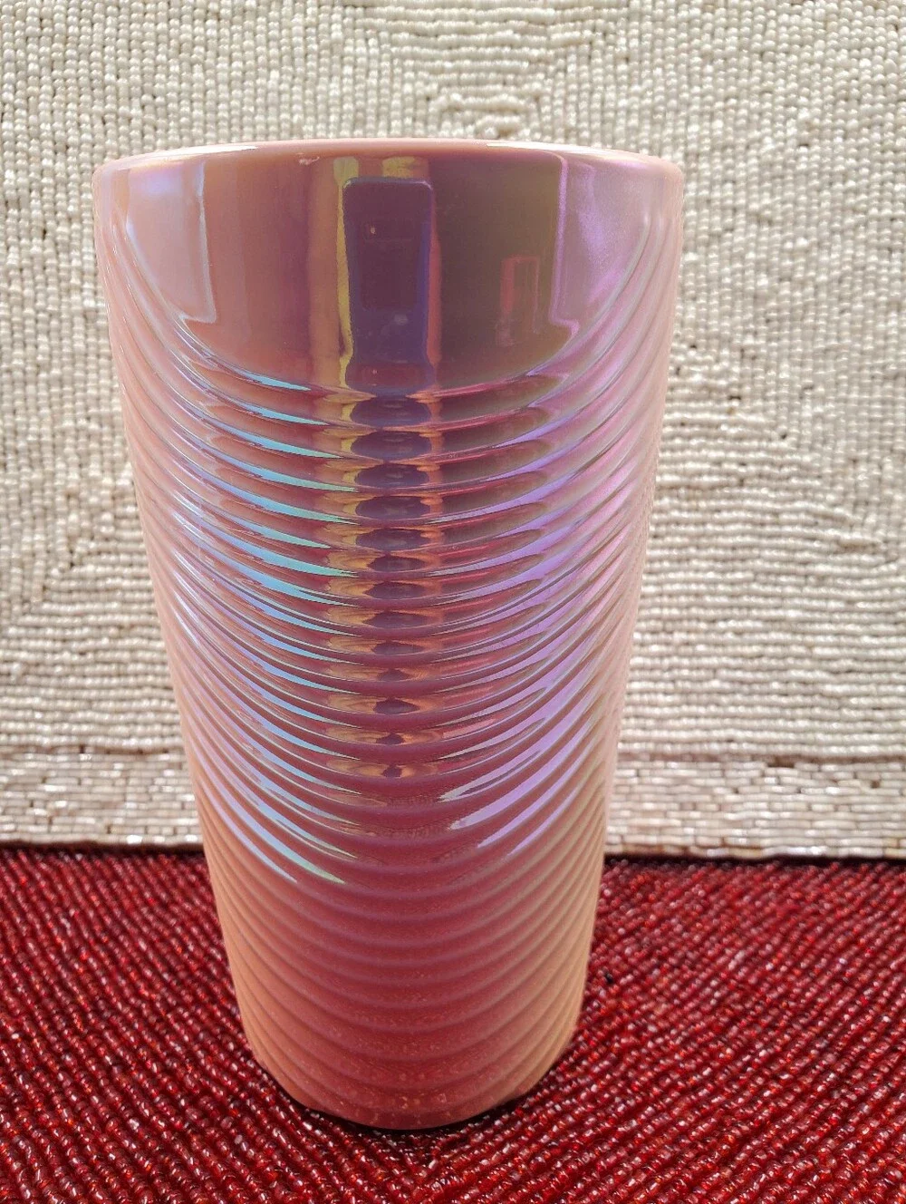 Starbucks Summer 2023 Cotton Candy Pink Luster Ceramic Tumbler (C21)